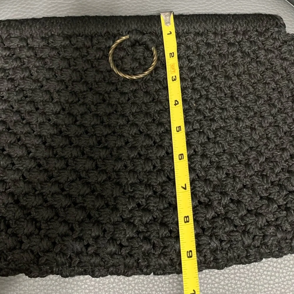 Vintage Large Knobby Woven Clutch Purse